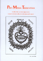 Rundbrief Pro Missa Tridentina Nr. 9, Juni 1995